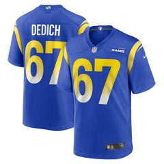 Los Angeles Rams Justin Dedich  Game Jersey | NFL Outlet