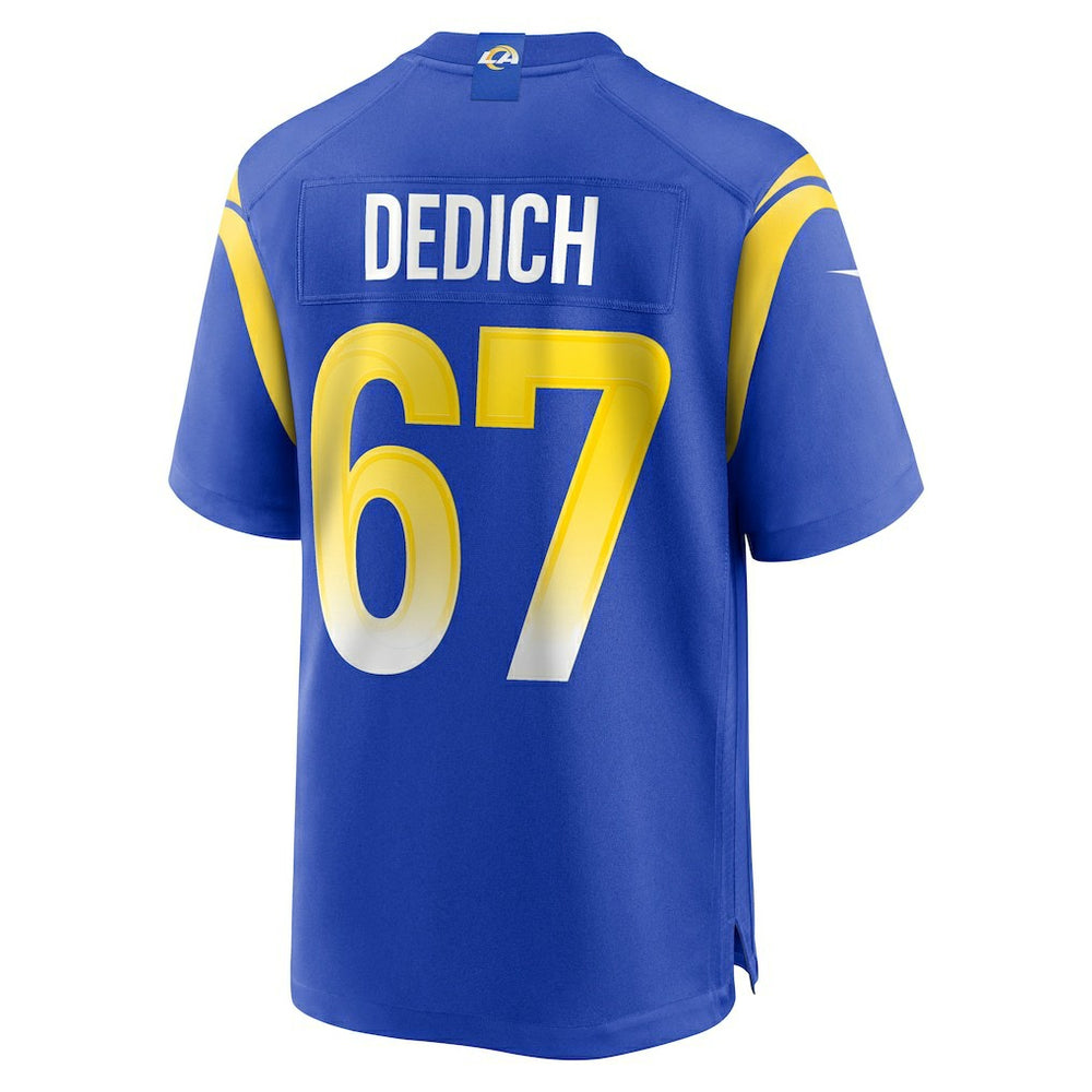 Los Angeles Rams Justin Dedich  Game Jersey | NFL Outlet