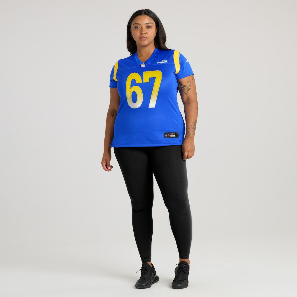 Los Angeles Rams Justin Dedich  Women's Game Jersey | NFL Outlet