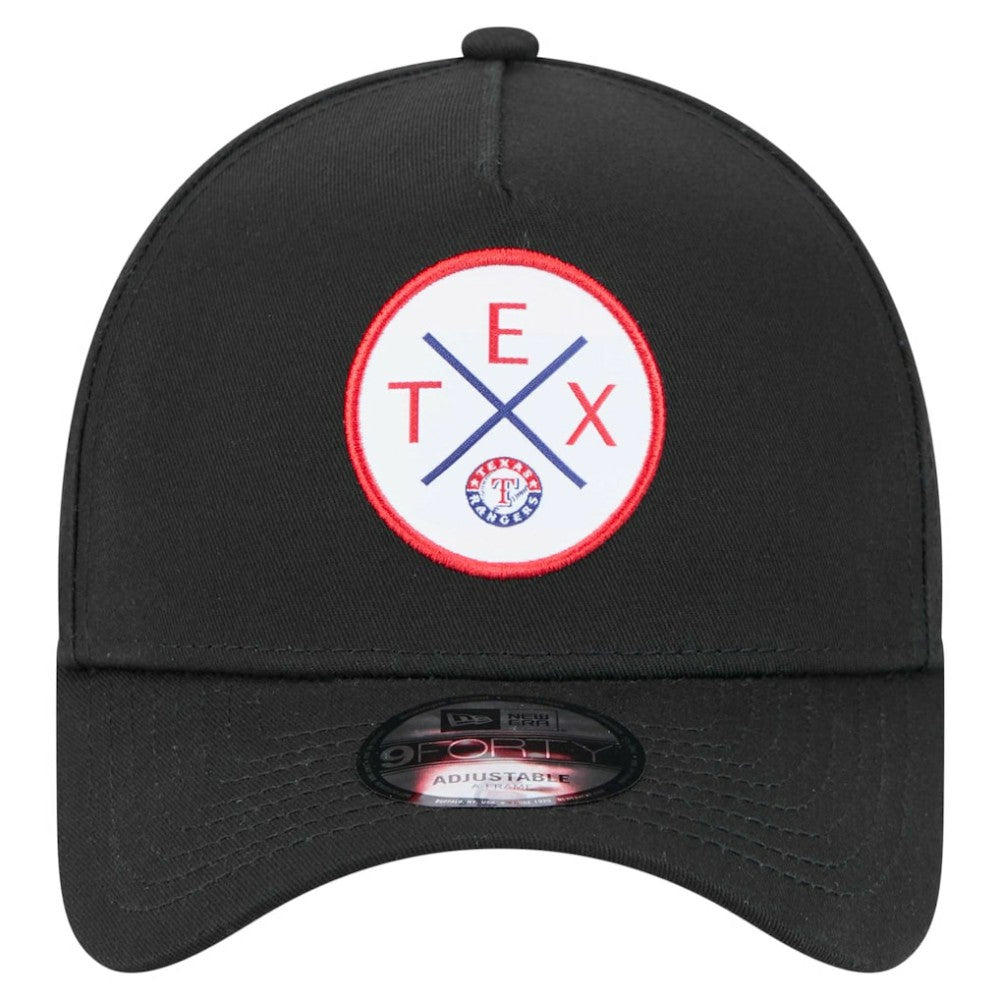 Texas Rangers New Era 9FORTY A-Frame Adjustable Hat - MLB Hats