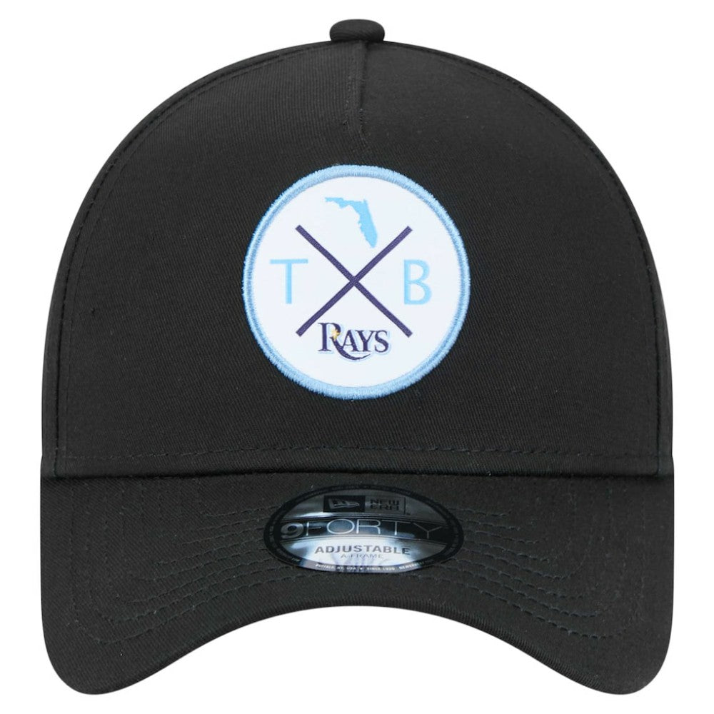 Tampa Bay Rays New Era 9FORTY A-Frame Adjustable Hat - MLB Hats
