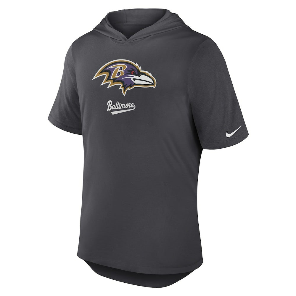 Baltimore Ravens Tri-Blend Performance Hoodie T-Shirt | NFL US