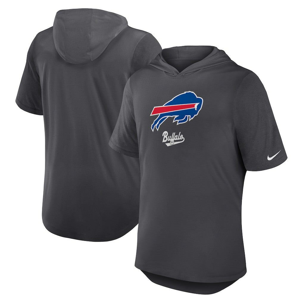 Buffalo Bills Tri-Blend Performance Hoodie T-Shirt | NFL Discount