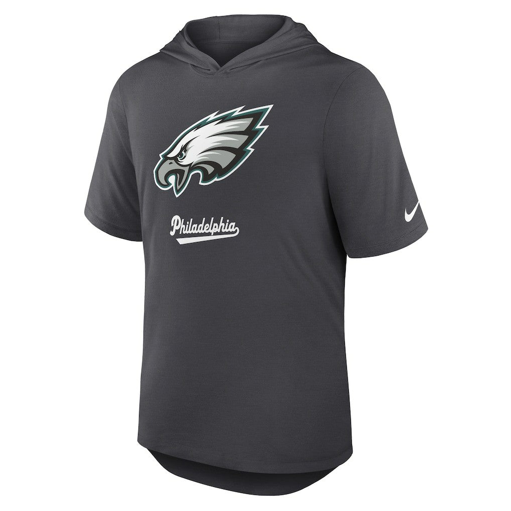 Philadelphia Eagles Tri-Blend Performance Hoodie T-Shirt | NFL New