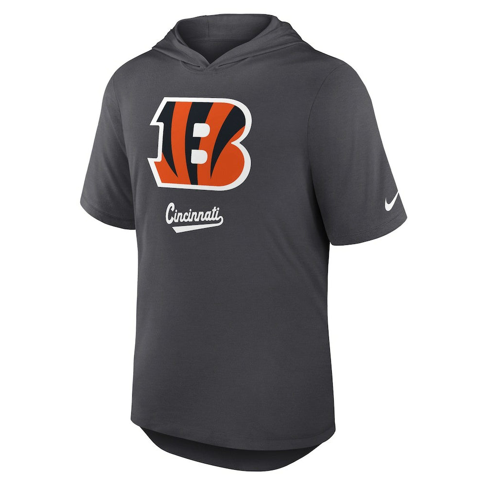 Cincinnati Bengals Tri-Blend Performance Hoodie T-Shirt | NFL Sale