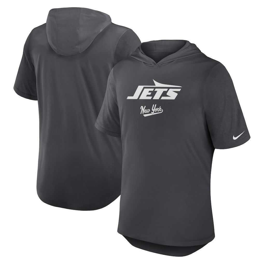 New York Jets Tri-Blend Performance Hoodie T-Shirt | NFL Sale
