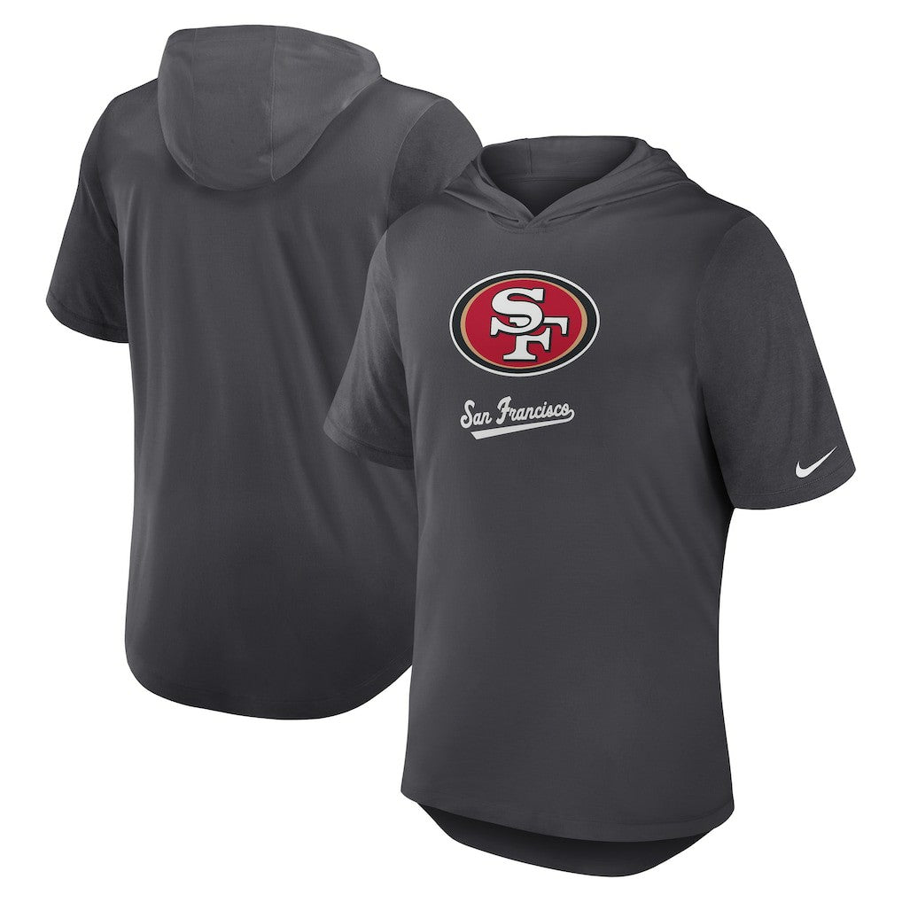 San Francisco 49ers Tri-Blend Performance Hoodie T-Shirt | NFL Online
