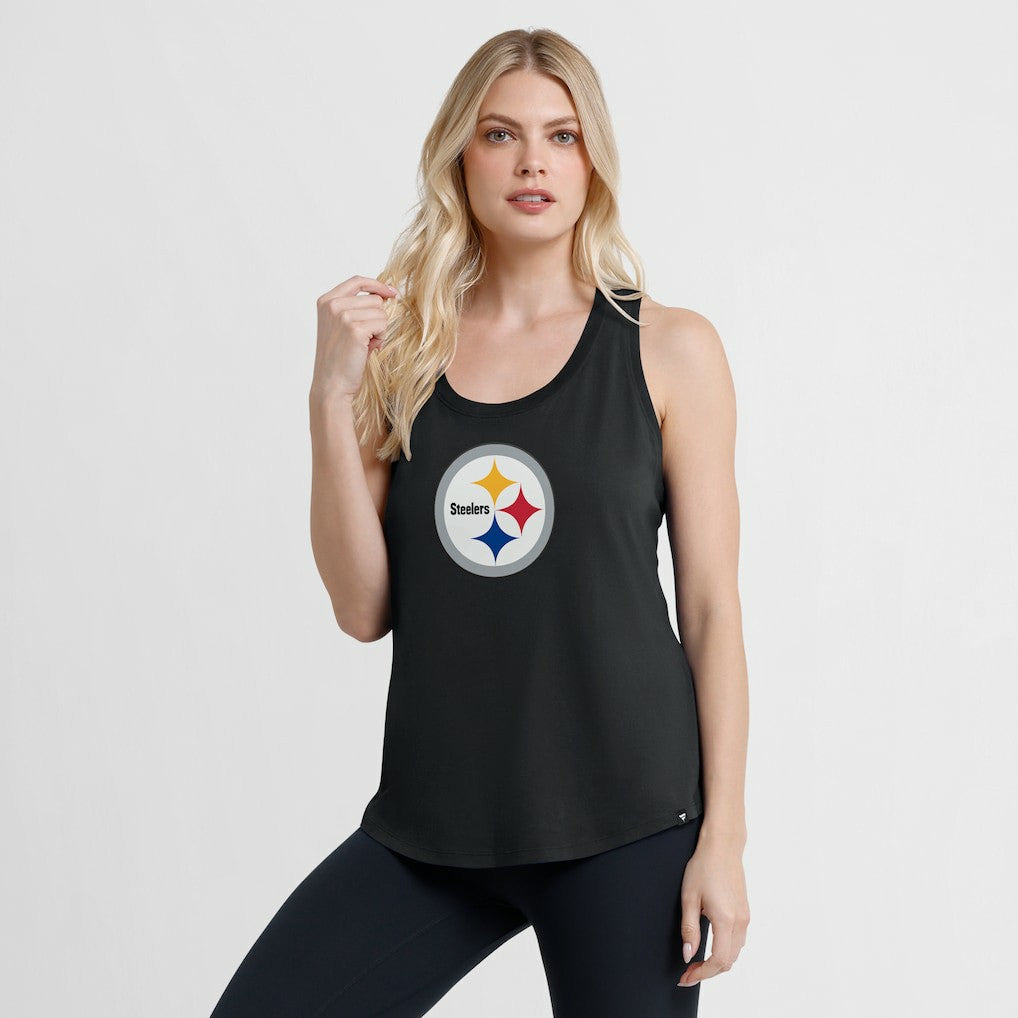 Pittsburgh Steelers Women's Iron Fan Tank Top | NFL Discount