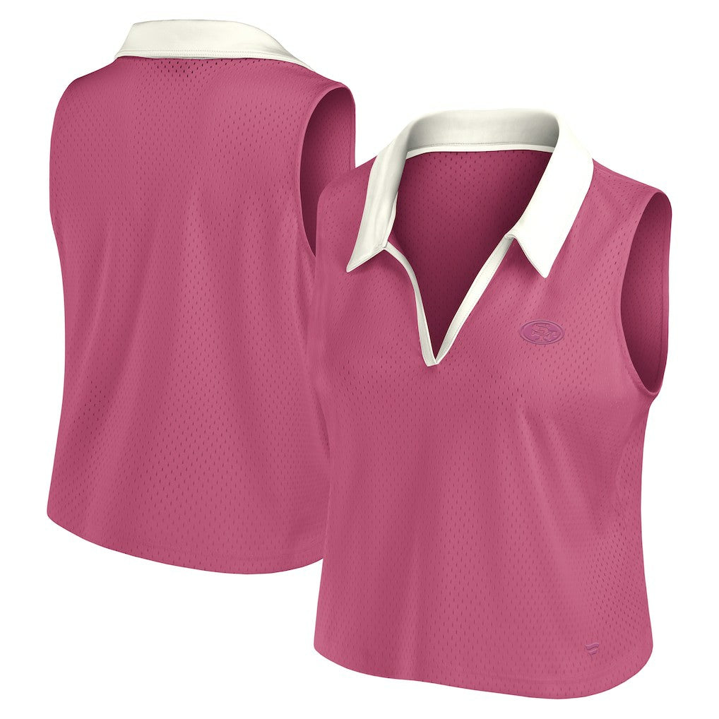 San Francisco 49ers Women's Studio Wellness V-Neck Tank Top | NFL Discount