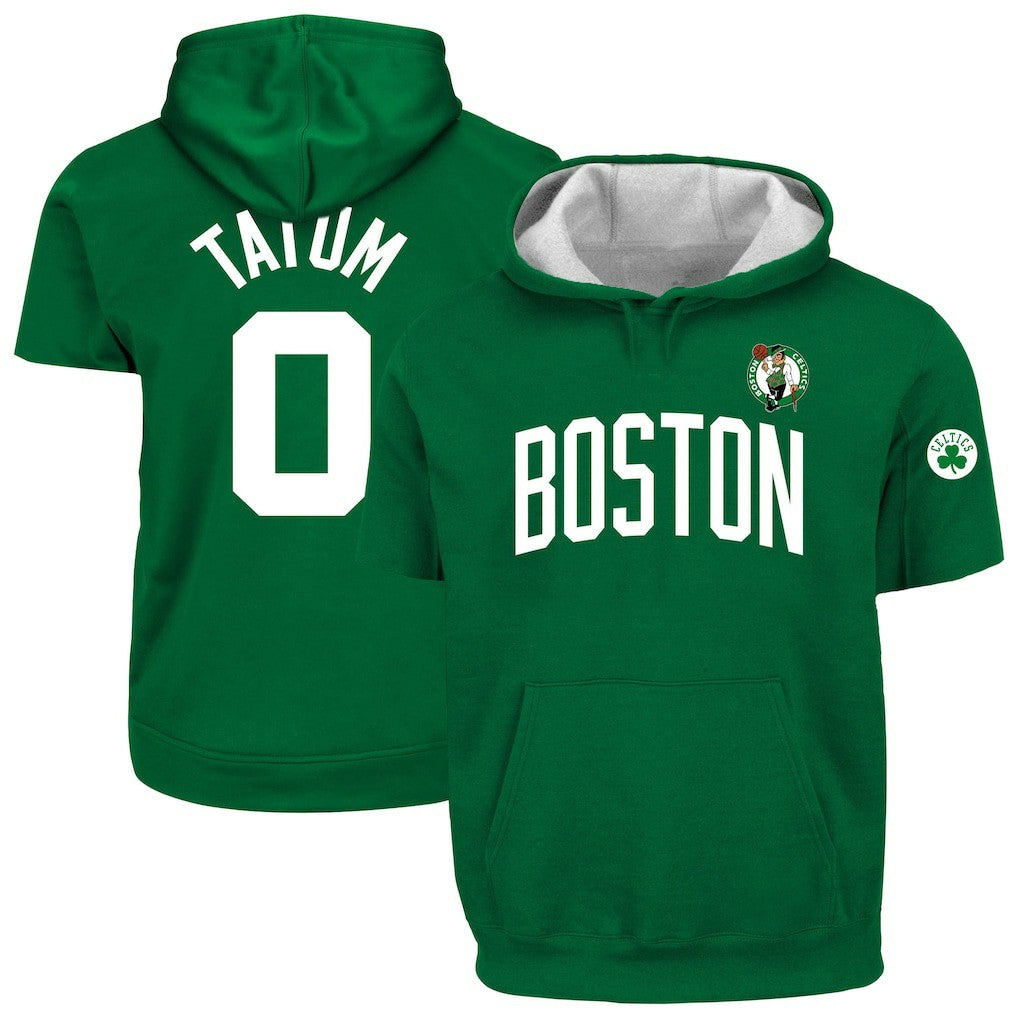 Kelly Green Jayson Tatum Boston Celtics Big & Tall Short Sleeve Hoodie | NBA