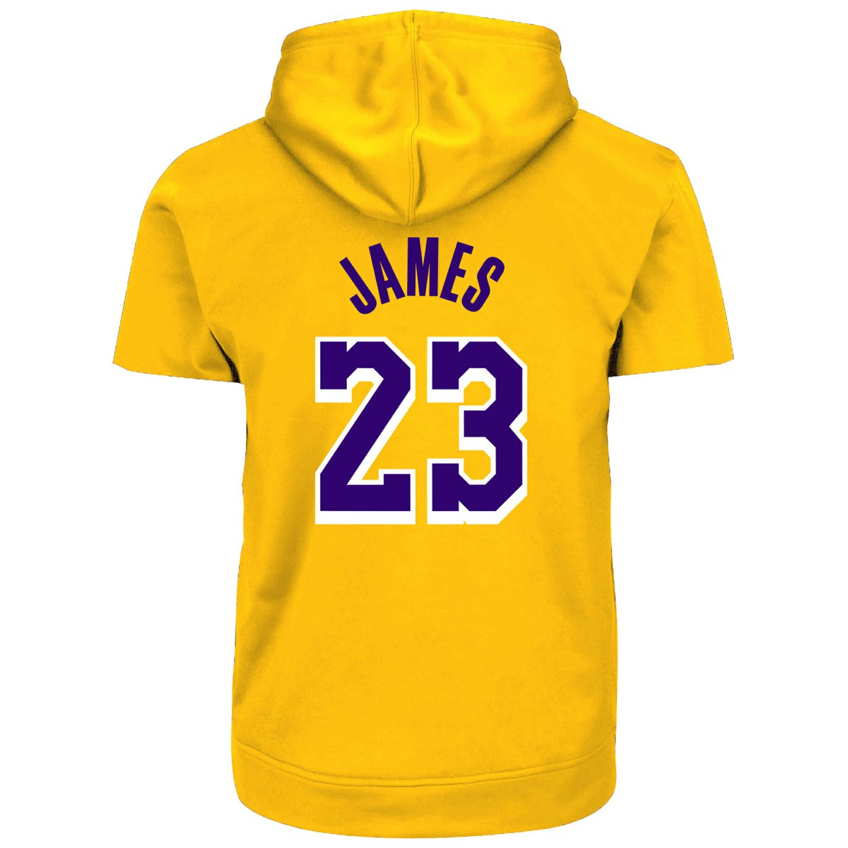 Gold LeBron James Los Angeles Lakers Big & Tall Short Sleeve Hoodie | NBA