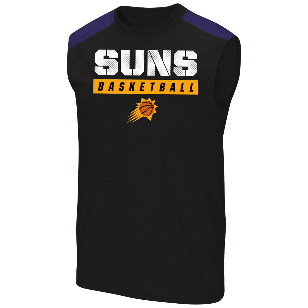 Black Devin Booker Phoenix Suns Profile Big & Tall Player Muscle Tank | NBA