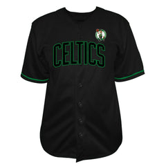 Black Jayson Tatum Boston Celtics Profile Big & Tall Name & Number Button-Up Jersey | NBA