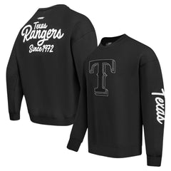 Texas Rangers Pro Standard Paint The City Dropped Shoulder Pullover Sweatshirt - MLB Pullover
