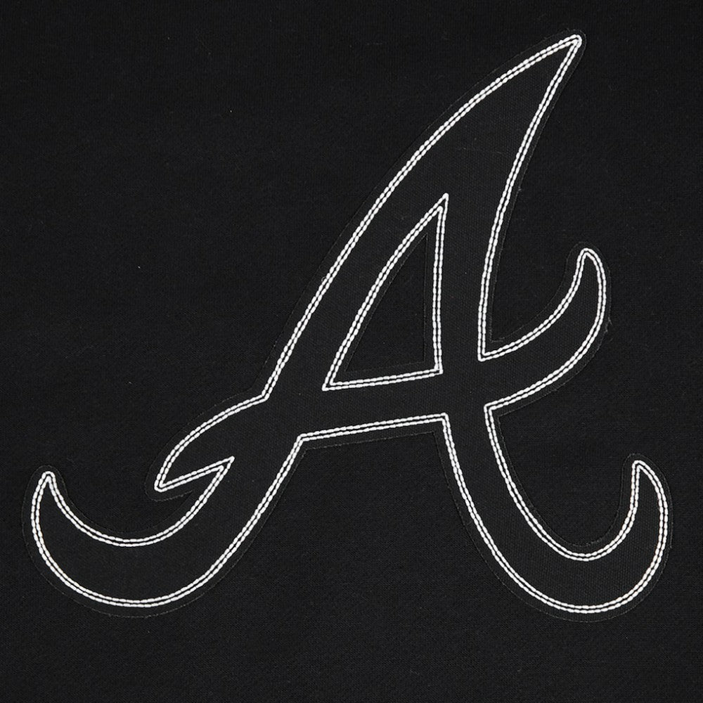 Atlanta Braves Pro Standard Paint The City Dropped Shoulder Pullover Sweatshirt - MLB Pullover