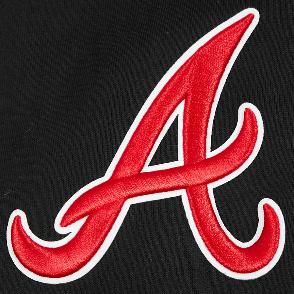 Atlanta Braves Pro Standard Paint The City Dropped Shoulder Pullover Sweatshirt - MLB Pullover