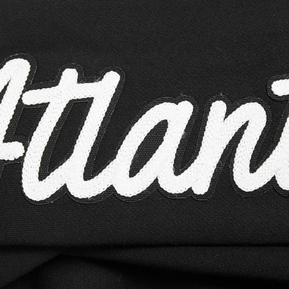 Atlanta Braves Pro Standard Paint The City Dropped Shoulder Pullover Sweatshirt - MLB Pullover