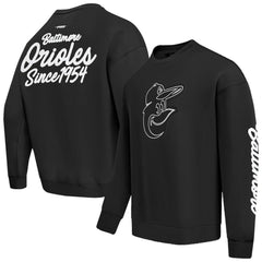 Baltimore Orioles Pro Standard Paint The City Dropped Shoulder Pullover Sweatshirt - MLB Pullover