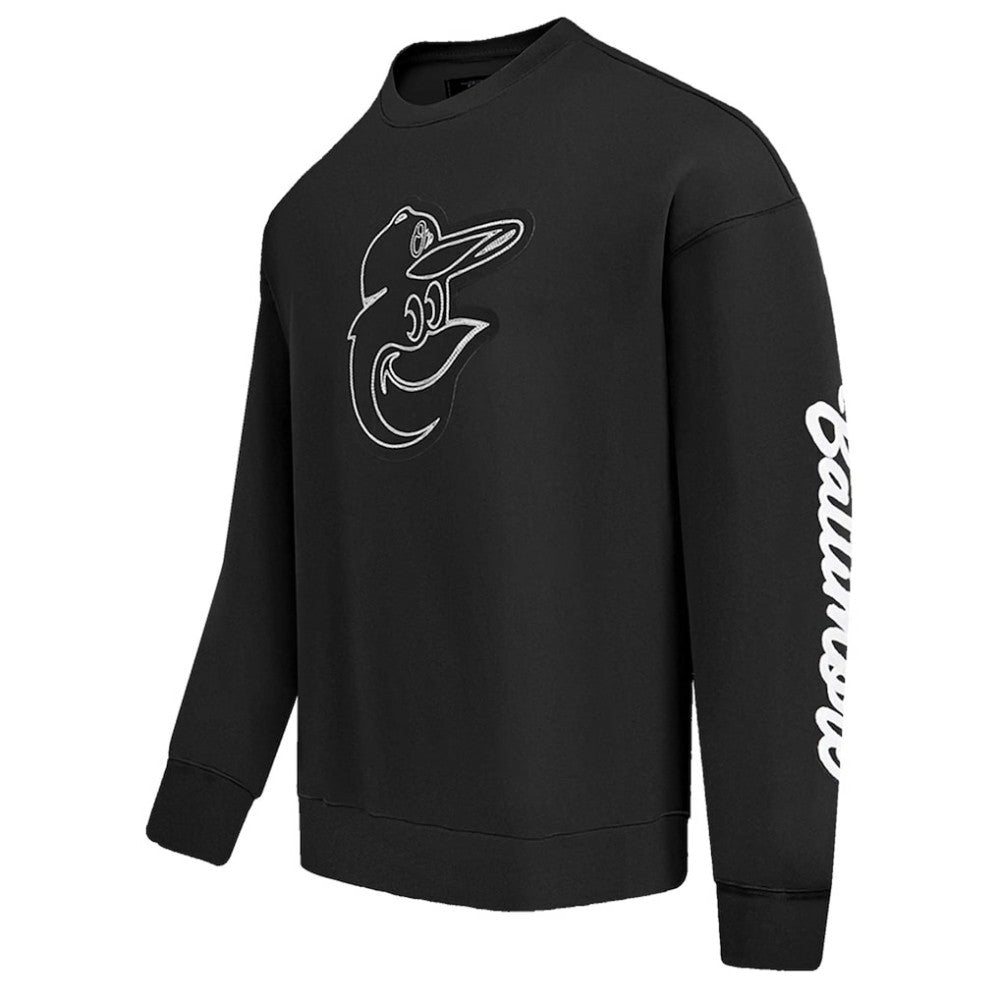 Baltimore Orioles Pro Standard Paint The City Dropped Shoulder Pullover Sweatshirt - MLB Pullover