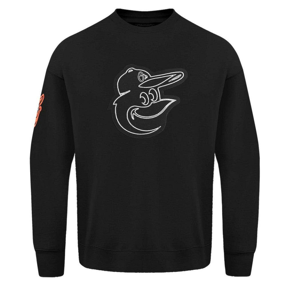 Baltimore Orioles Pro Standard Paint The City Dropped Shoulder Pullover Sweatshirt - MLB Pullover