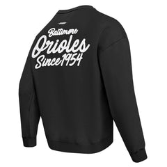 Baltimore Orioles Pro Standard Paint The City Dropped Shoulder Pullover Sweatshirt - MLB Pullover