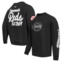 Cincinnati Reds Pro Standard Paint The City Dropped Shoulder Pullover Sweatshirt - MLB Pullover