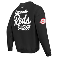 Cincinnati Reds Pro Standard Paint The City Dropped Shoulder Pullover Sweatshirt - MLB Pullover