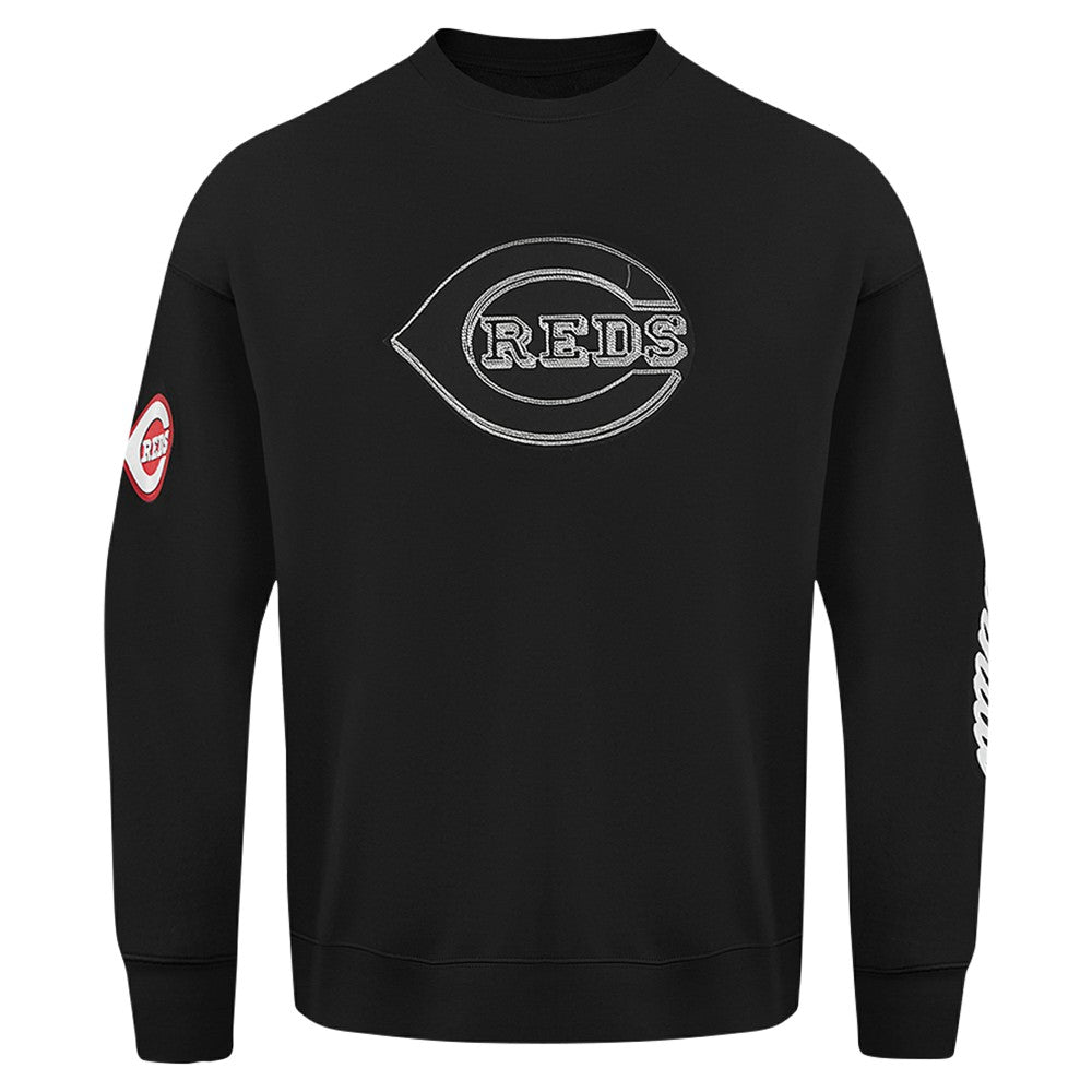 Cincinnati Reds Pro Standard Paint The City Dropped Shoulder Pullover Sweatshirt - MLB Pullover