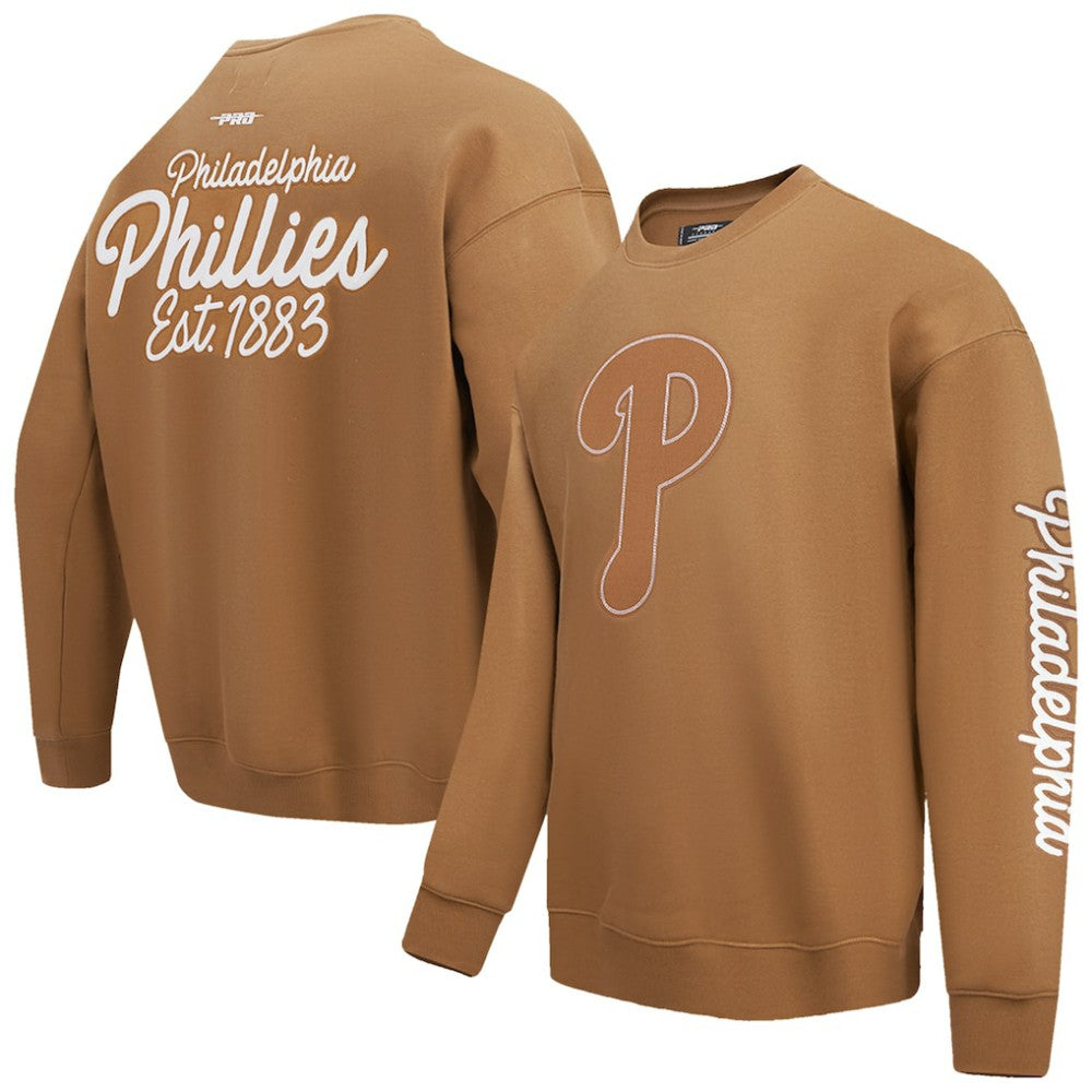 Philadelphia Phillies Pro Standard Paint The City Dropped Shoulder Pullover Sweatshirt - MLB Pullover