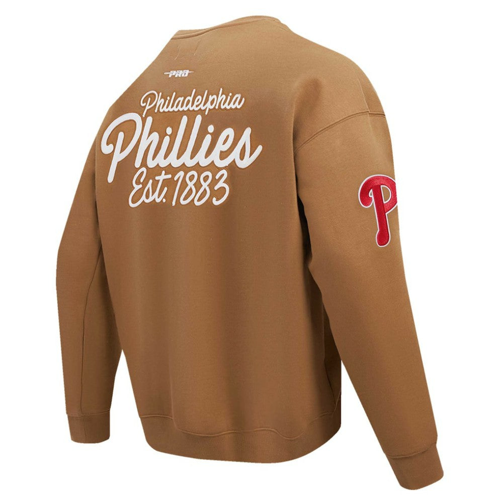 Philadelphia Phillies Pro Standard Paint The City Dropped Shoulder Pullover Sweatshirt - MLB Pullover