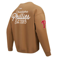 Philadelphia Phillies Pro Standard Paint The City Dropped Shoulder Pullover Sweatshirt - MLB Pullover