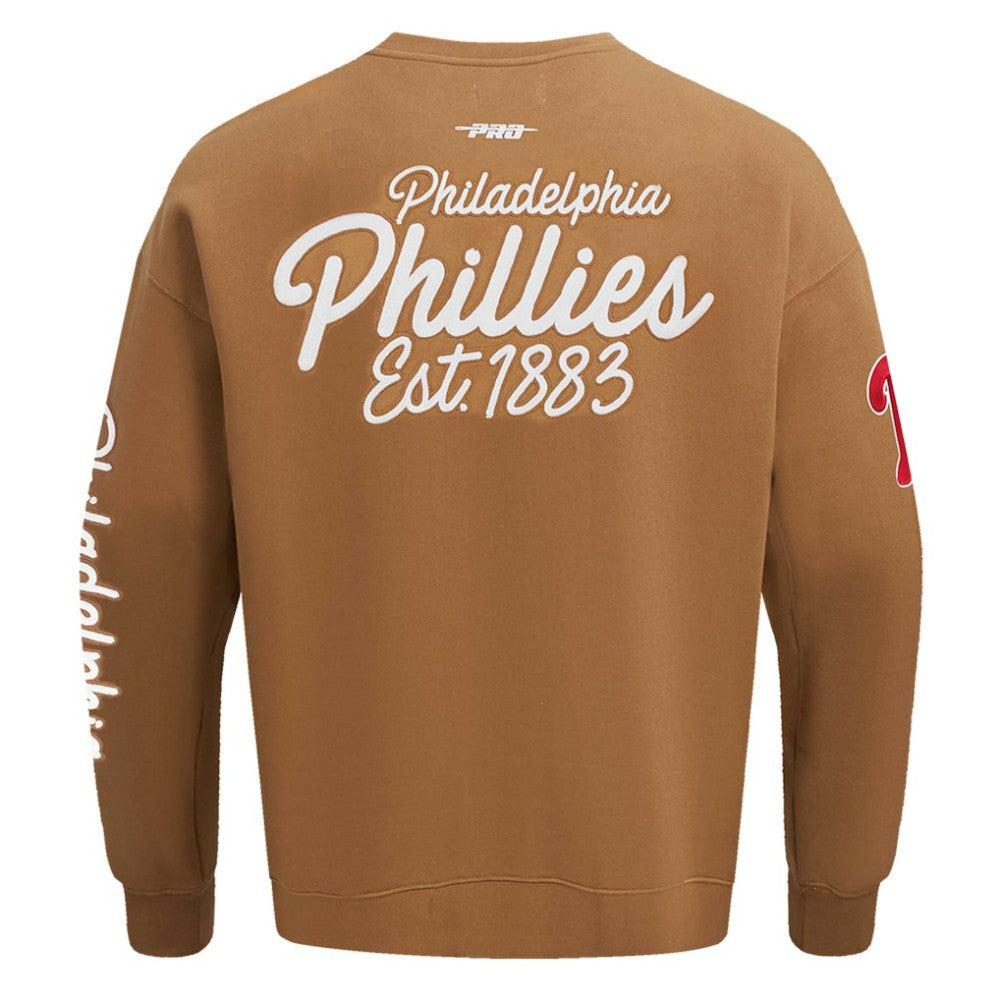Philadelphia Phillies Pro Standard Paint The City Dropped Shoulder Pullover Sweatshirt - MLB Pullover
