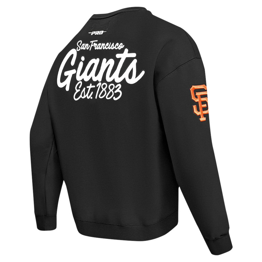 San Francisco Giants Pro Standard Paint The City Dropped Shoulder Pullover Sweatshirt - MLB Pullover