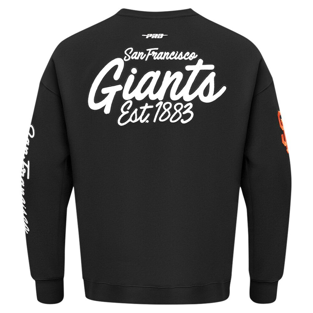 San Francisco Giants Pro Standard Paint The City Dropped Shoulder Pullover Sweatshirt - MLB Pullover