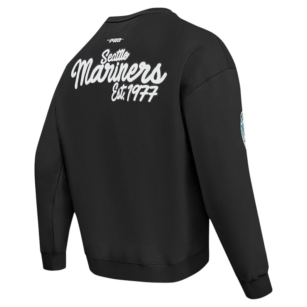 Seattle Mariners Pro Standard Paint The City Dropped Shoulder Pullover Sweatshirt - MLB Pullover