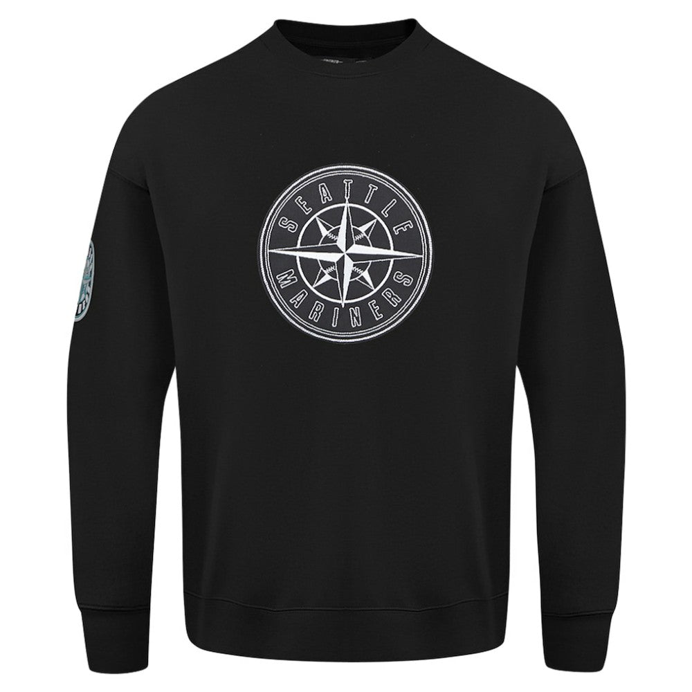 Seattle Mariners Pro Standard Paint The City Dropped Shoulder Pullover Sweatshirt - MLB Pullover