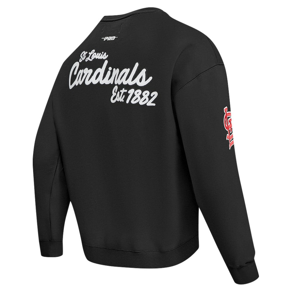 St. Louis Cardinals Pro Standard Paint The City Dropped Shoulder Pullover Sweatshirt - MLB Pullover