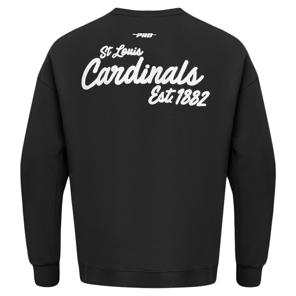 St. Louis Cardinals Pro Standard Paint The City Dropped Shoulder Pullover Sweatshirt - MLB Pullover