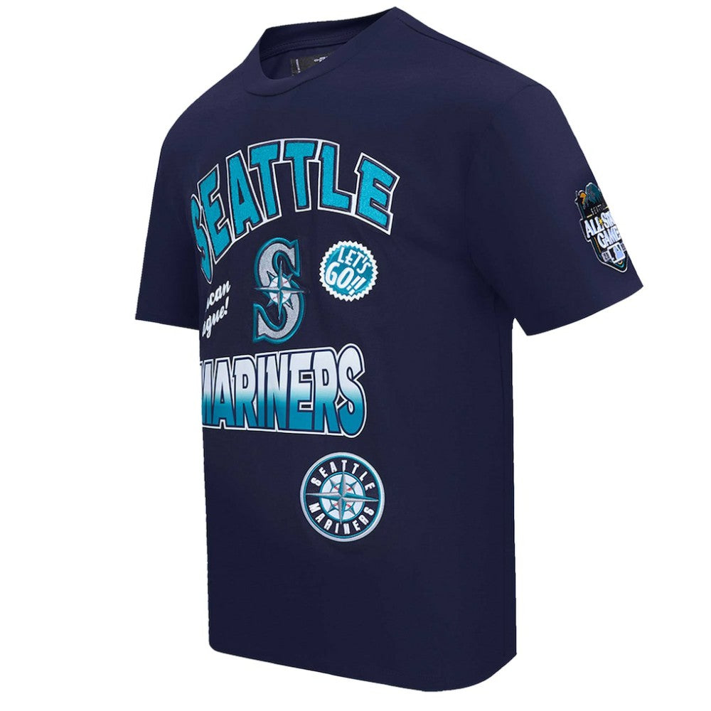 Seattle Mariners Pro Standard Turn It Up Dropped Shoulder T-Shirt - MLB T-shirts