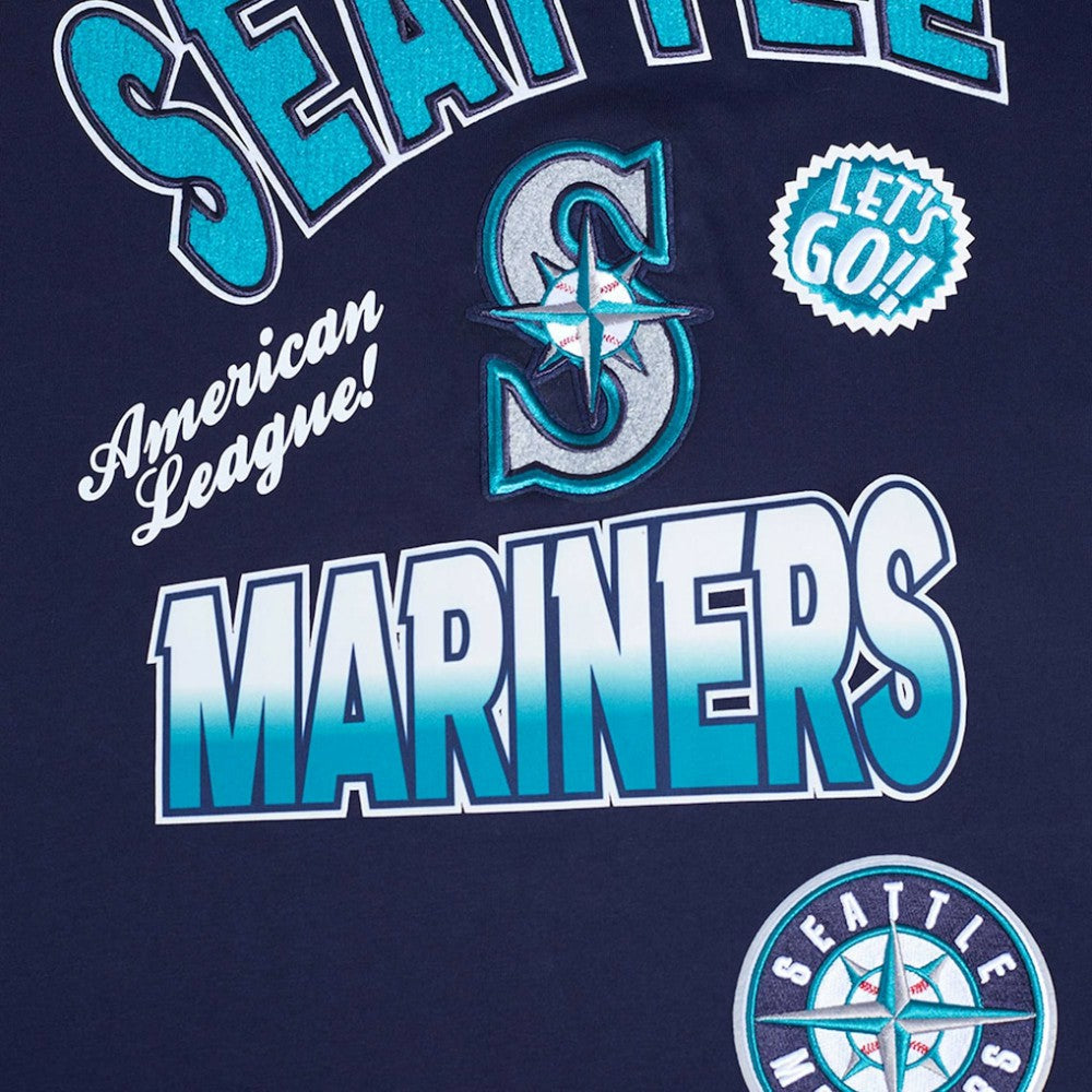 Seattle Mariners Pro Standard Turn It Up Dropped Shoulder T-Shirt - MLB T-shirts