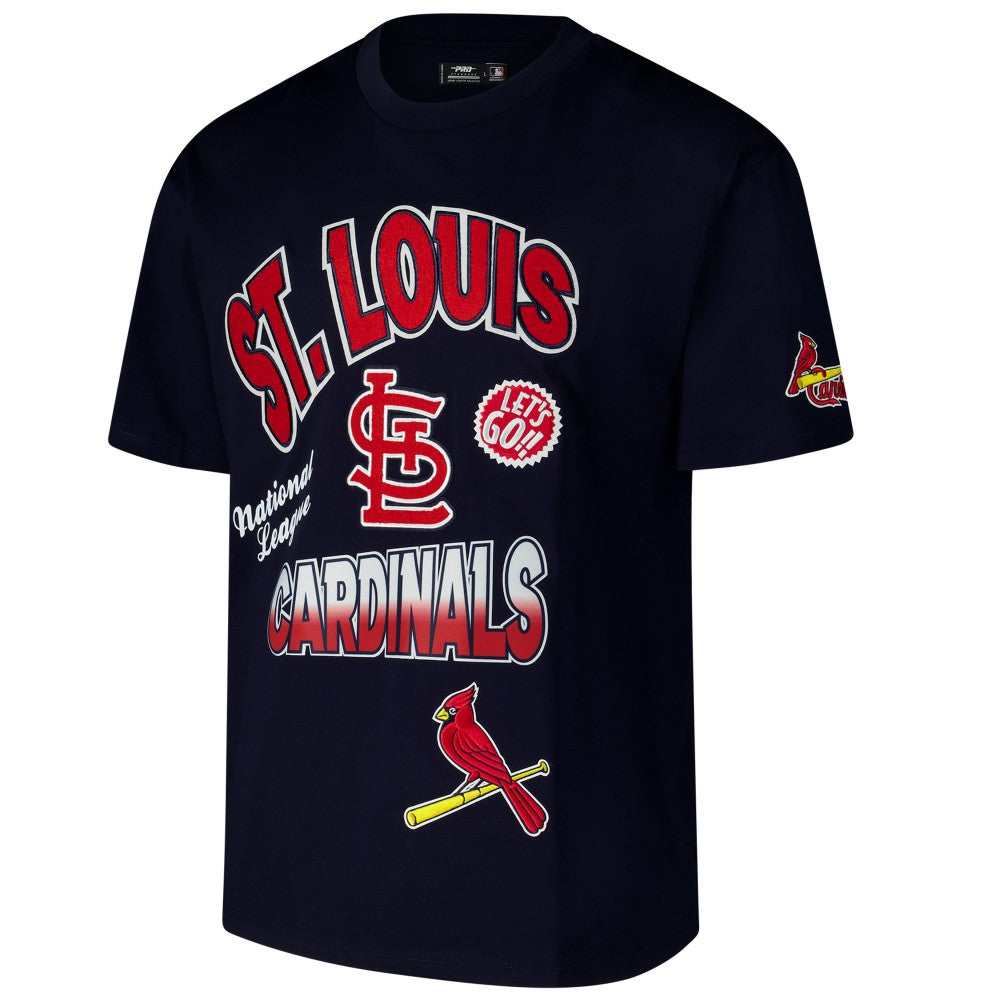 St. Louis Cardinals Pro Standard Turn It Up Dropped Shoulder T-Shirt - MLB T-shirts