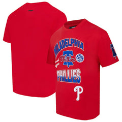 Philadelphia Phillies Pro Standard Turn It Up Dropped Shoulder T-Shirt - MLB T-shirts