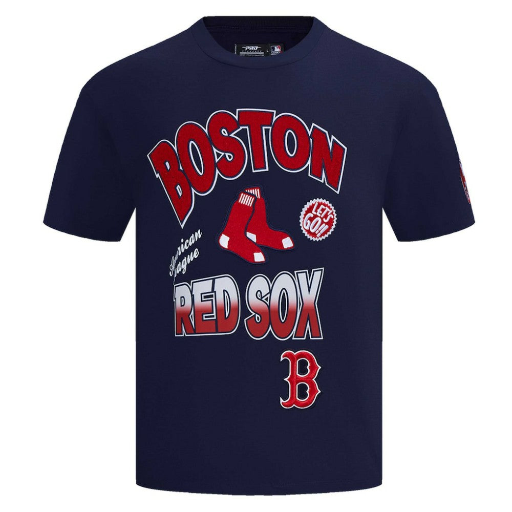 Boston Red Sox Pro Standard Turn It Up Dropped Shoulder T-Shirt - MLB T-shirts