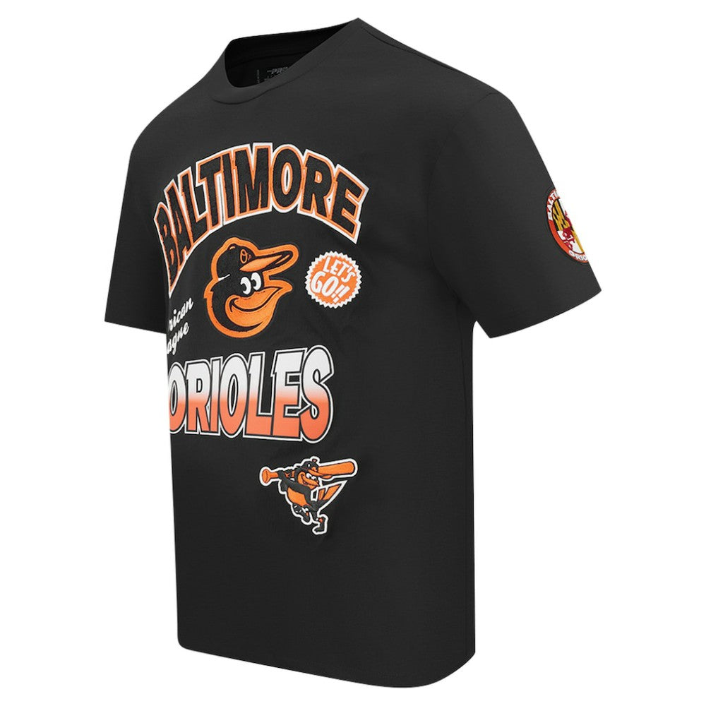 Baltimore Orioles Pro Standard Turn It Up Dropped Shoulder T-Shirt - MLB T-shirts