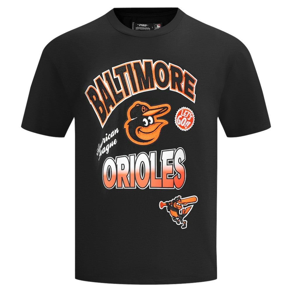 Baltimore Orioles Pro Standard Turn It Up Dropped Shoulder T-Shirt - MLB T-shirts