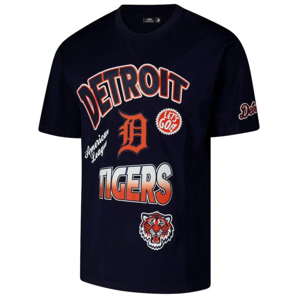 Detroit Tigers Pro Standard Turn It Up Dropped Shoulder T-Shirt - MLB T-shirts