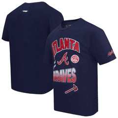Atlanta Braves Pro Standard Turn It Up Dropped Shoulder T-Shirt - MLB T-shirts