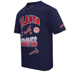 Atlanta Braves Pro Standard Turn It Up Dropped Shoulder T-Shirt - MLB T-shirts