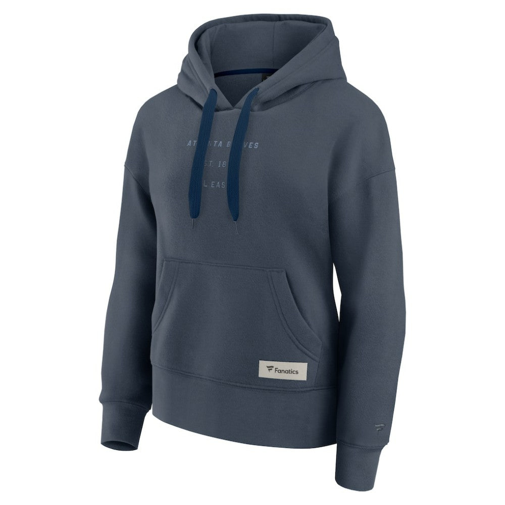 Atlanta Braves Fanatics Women's Elements Future Ground Subtle Tonal Pullover Hoodie - MLB Hoodies