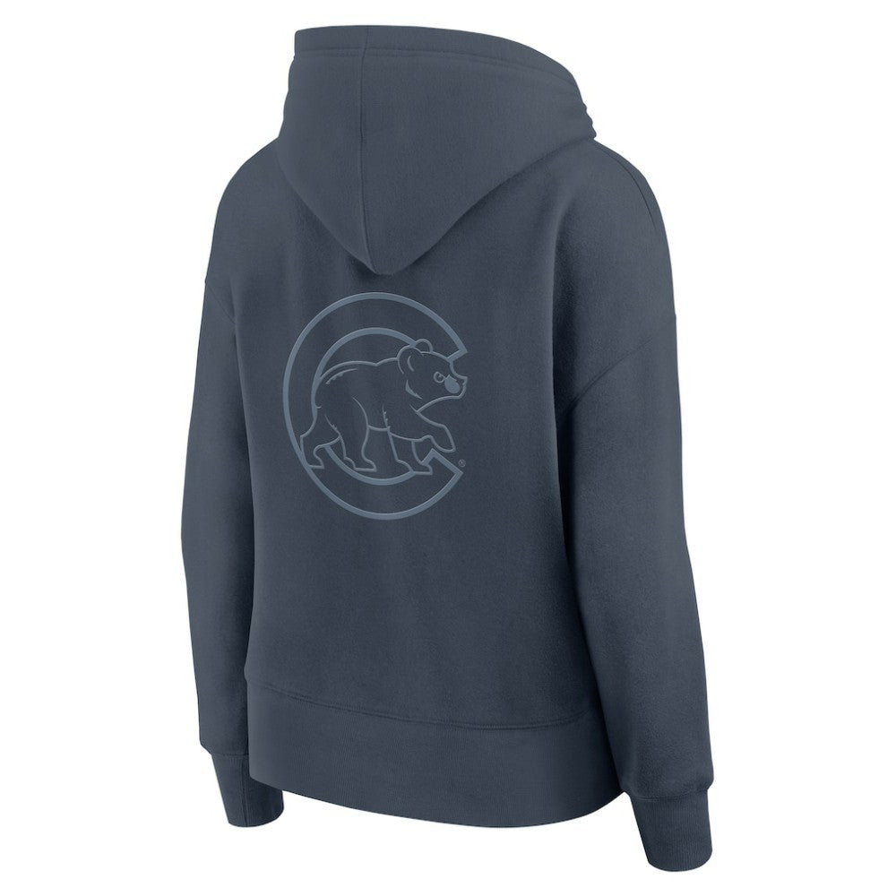 Chicago Cubs Fanatics Women's Elements Future Ground Subtle Tonal Pullover Hoodie - MLB Hoodies